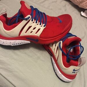 Nike Red and Cream Athletic Shoes